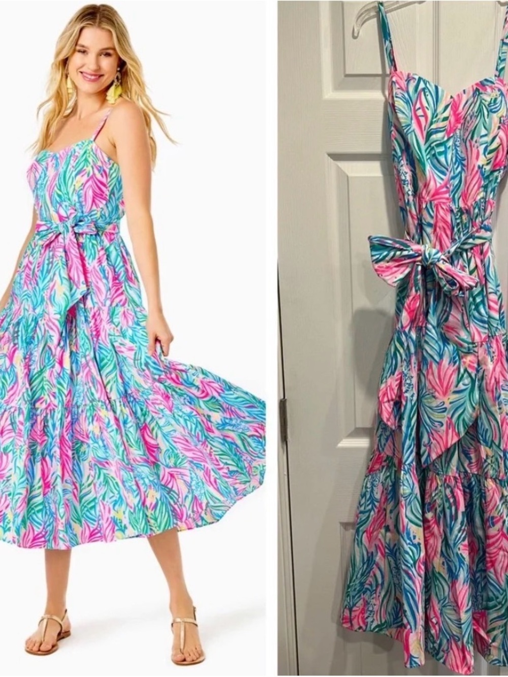 Lilly Pulitzer Edith cotton midi dress